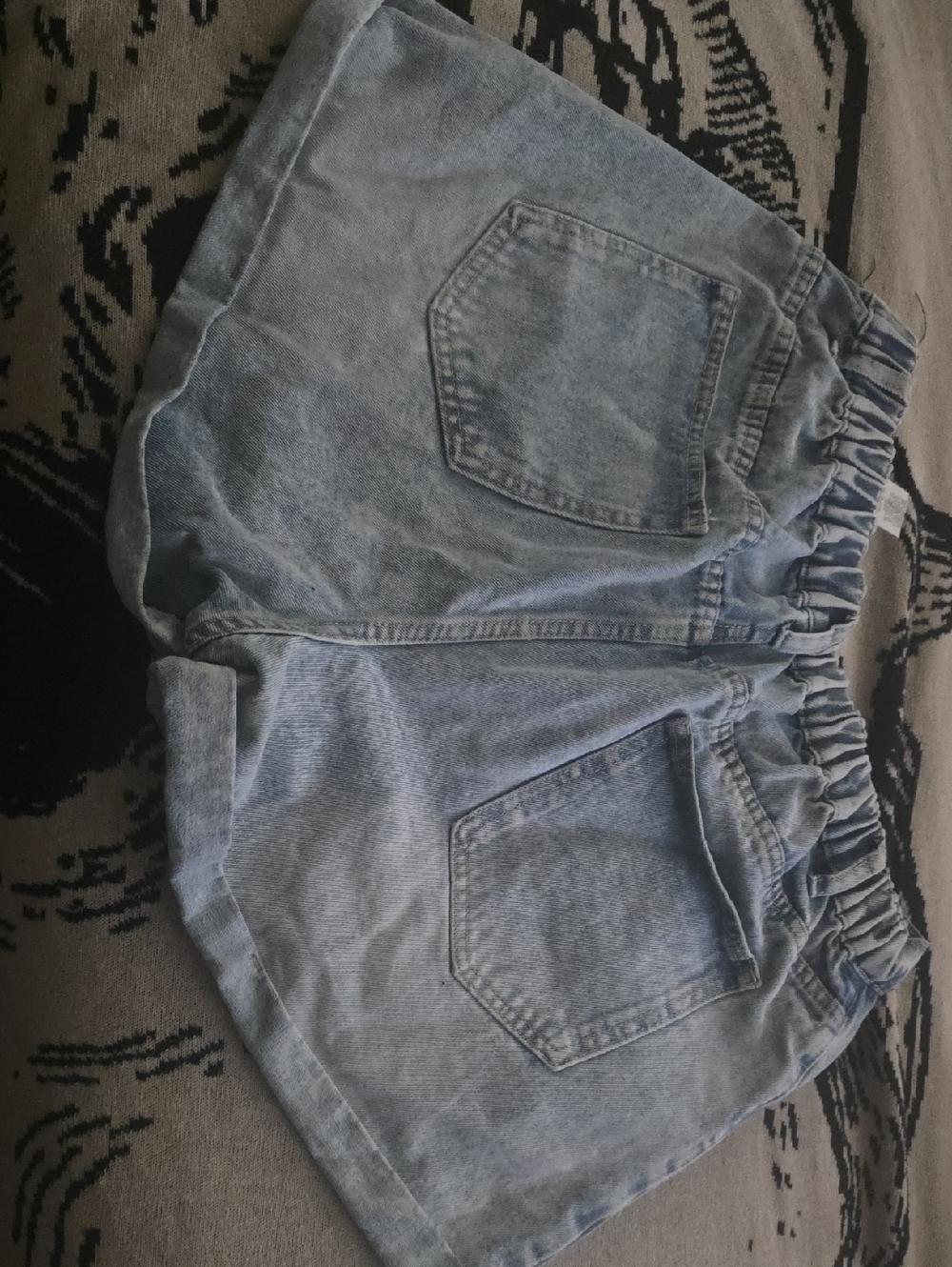 SHEIN Light Blue Denim Jean Shorts